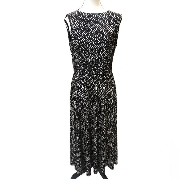 JESSICA HOWARD WOMENS BLACK WHITE DRESSES FALL WINTER OFFICE DRESS SIZE 6 6P - Picture 2 of 7